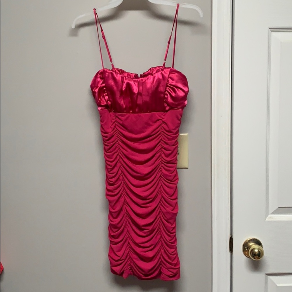 Hot Pink Mini Dress
